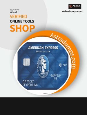 High balance American Express US bank card + account – 100% LIVE