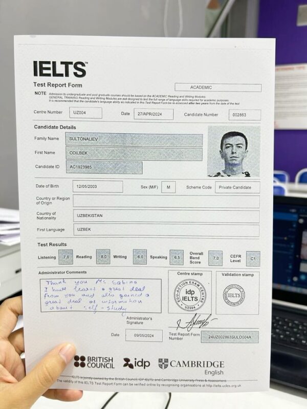 Buy IELTS Certificates
