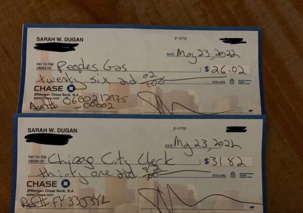 CHASE BANK DEPOSIT CHECK | 00 - 00