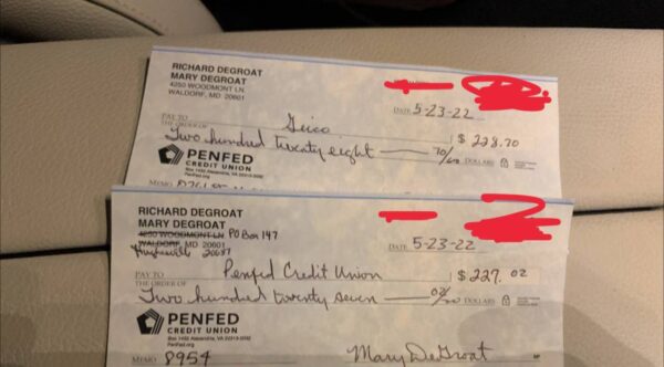 PENFED CREDIT UNION DEPOSIT CHECK | 00 - 00