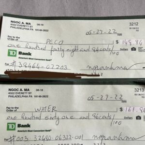 TD BANK DEPOSIT CHECK | 00 - 00
